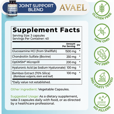 AVAEL Glucosamine Chondroitin Joint Support