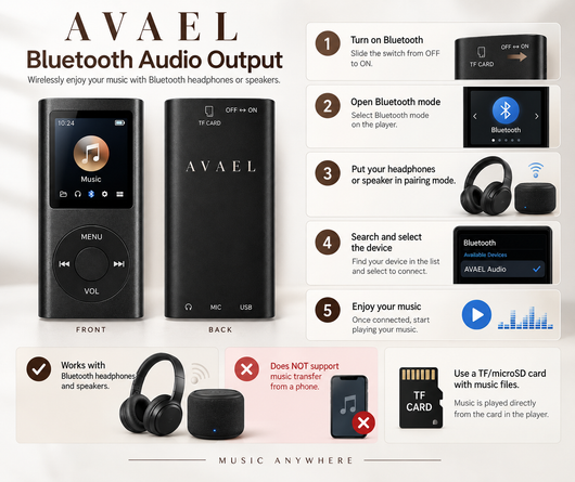 Portable Bluetooth MP3 Player
